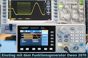 Owon Funktionsgenerator Einfuehrung